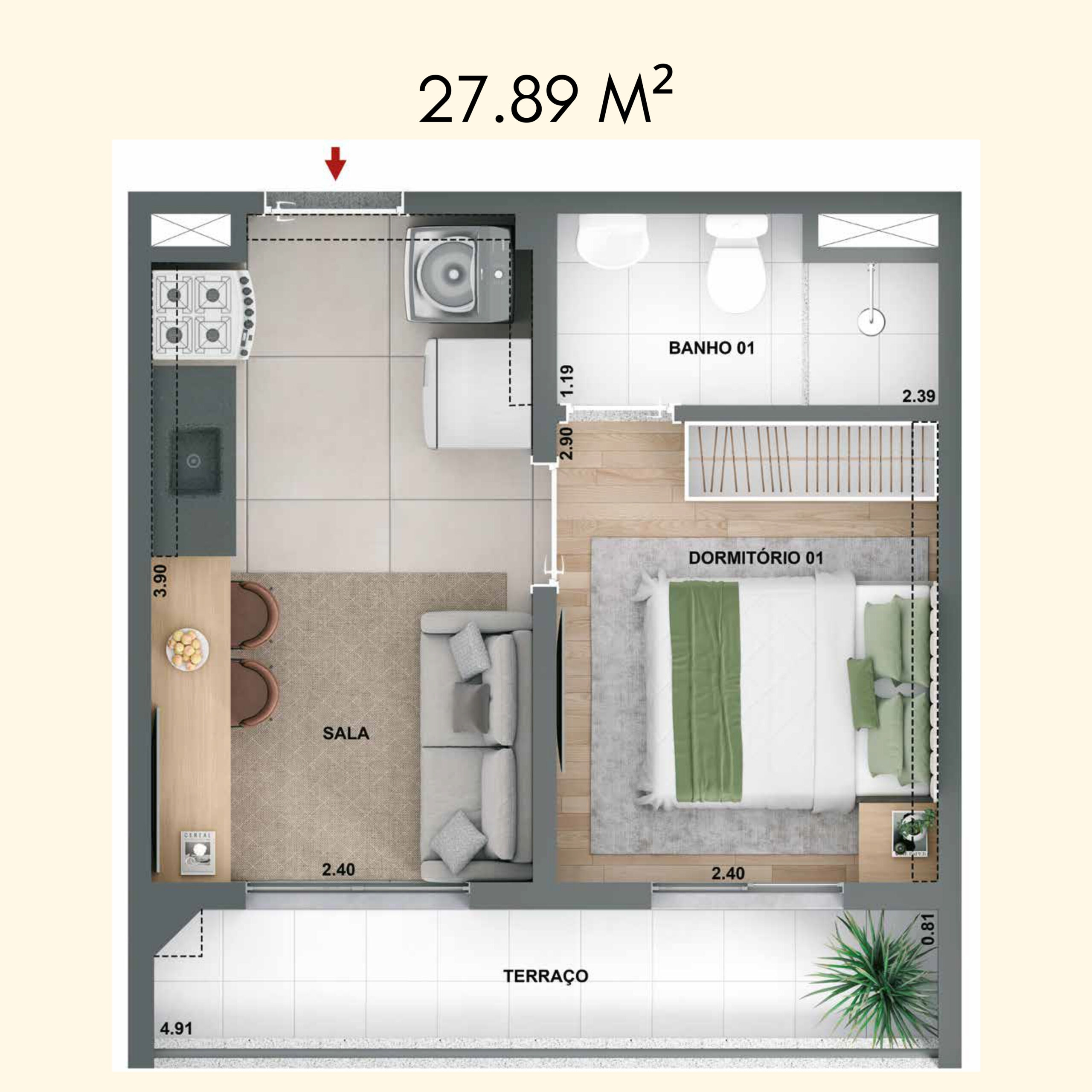 27.89 M²
